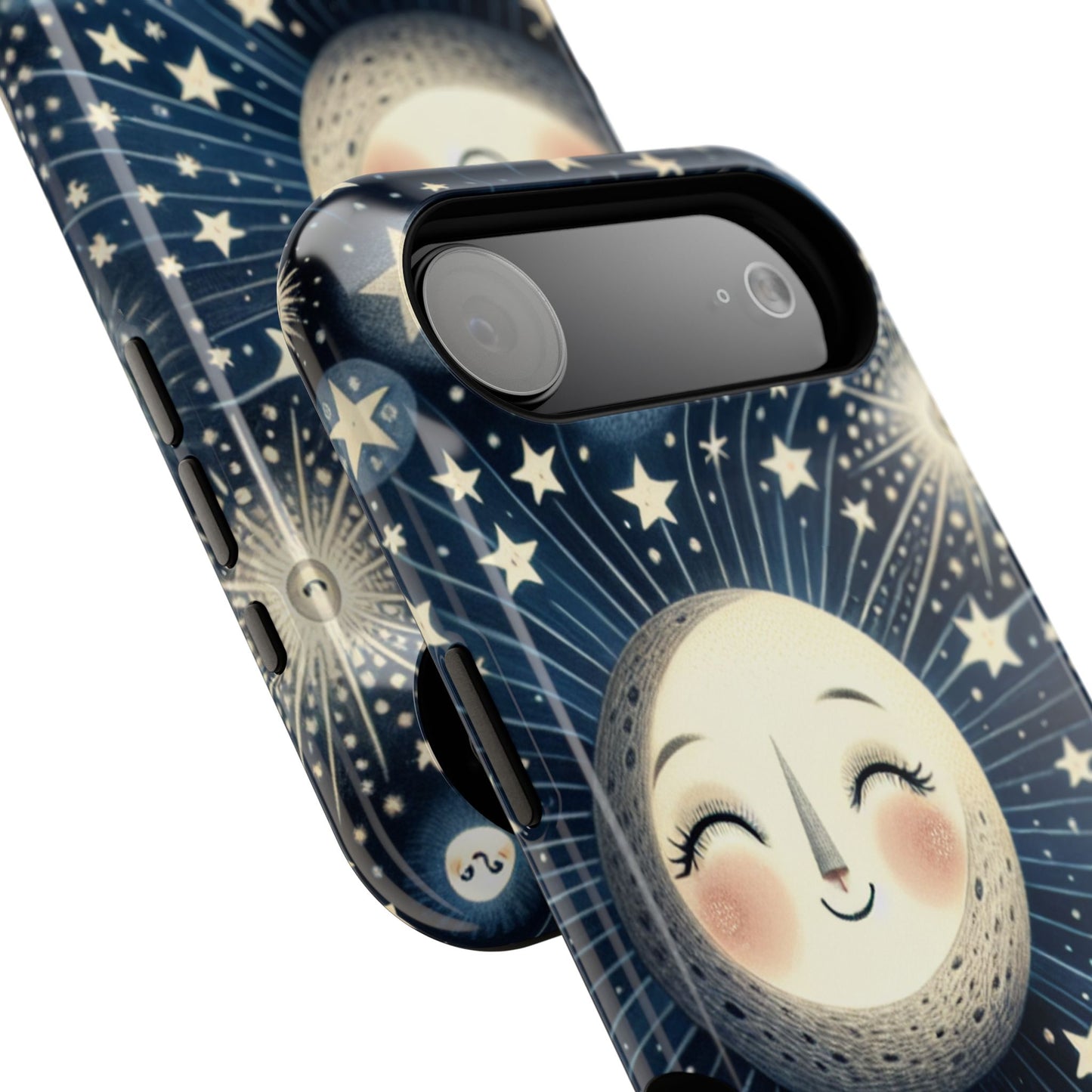 Celestial Impact-Resistant Cases, Protective Phone Cover, Moon & Stars Design, Gift for Astrology Lovers, Unique Phone Accessories, [...]