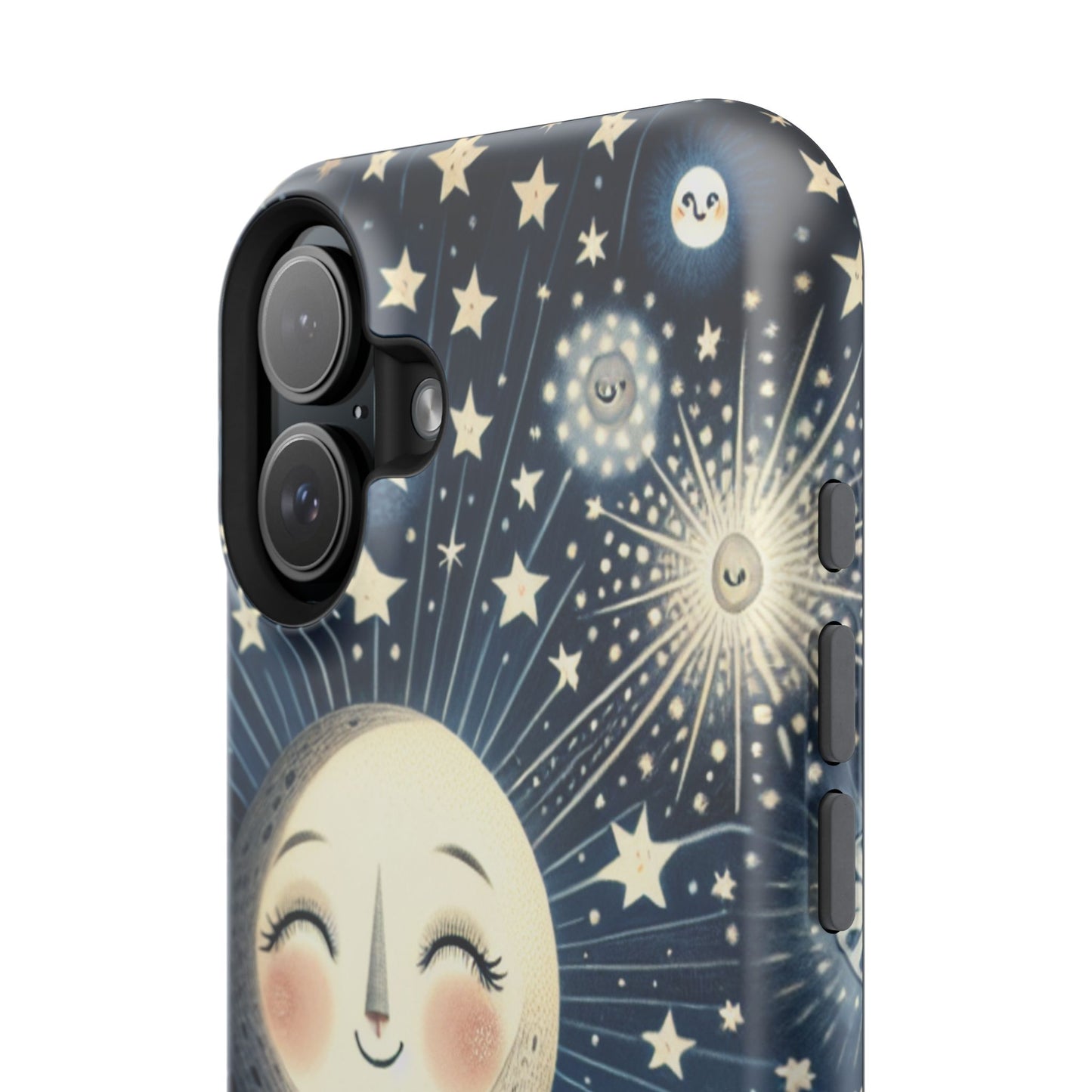 Celestial Impact-Resistant Cases, Protective Phone Cover, Moon & Stars Design, Gift for Astrology Lovers, Unique Phone Accessories, [...]