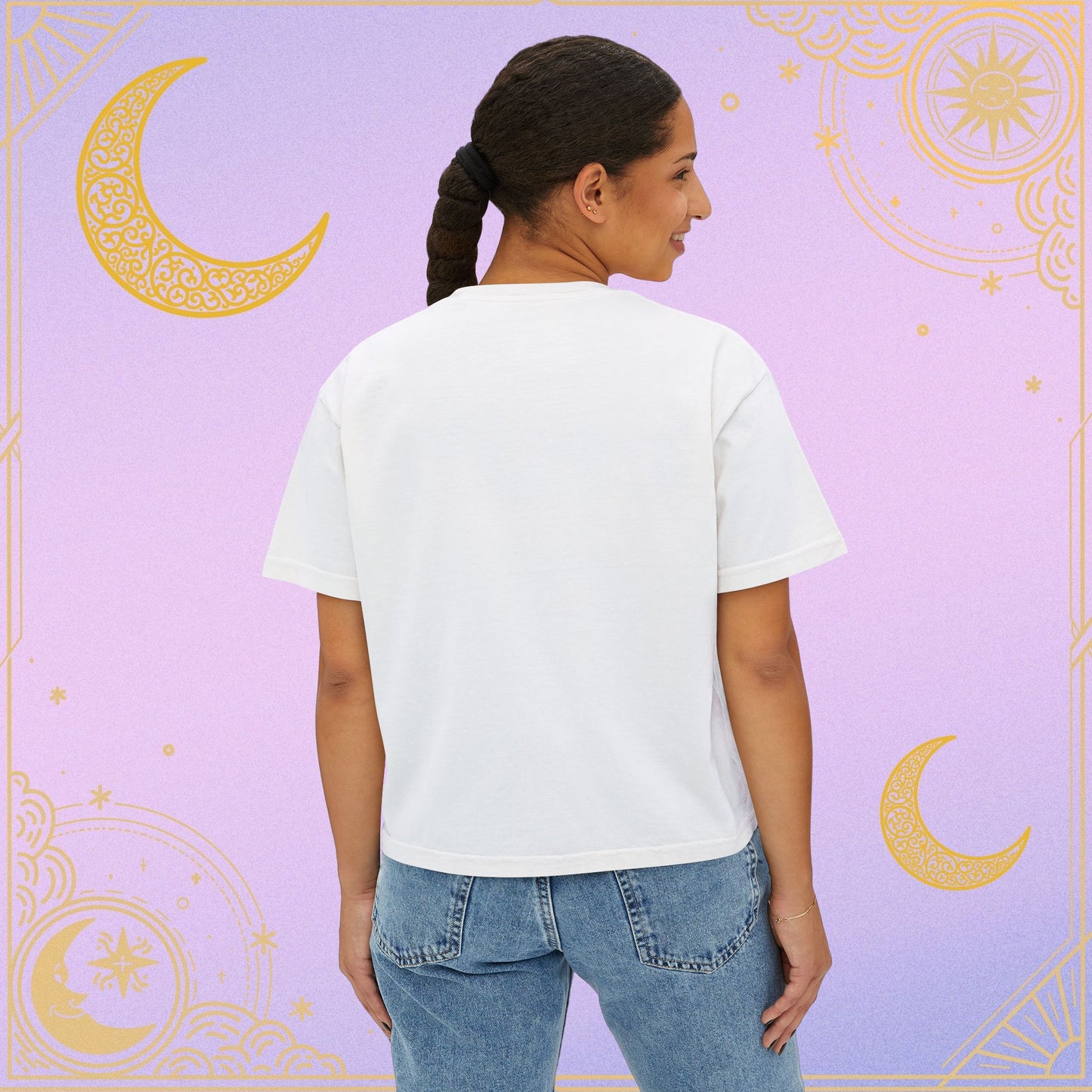 Virgo Astrology Women's Boxy Tee, Celestial Graphic Tee, Horoscope T-Shirt, Astrology Clothing, Gift for Virgo
