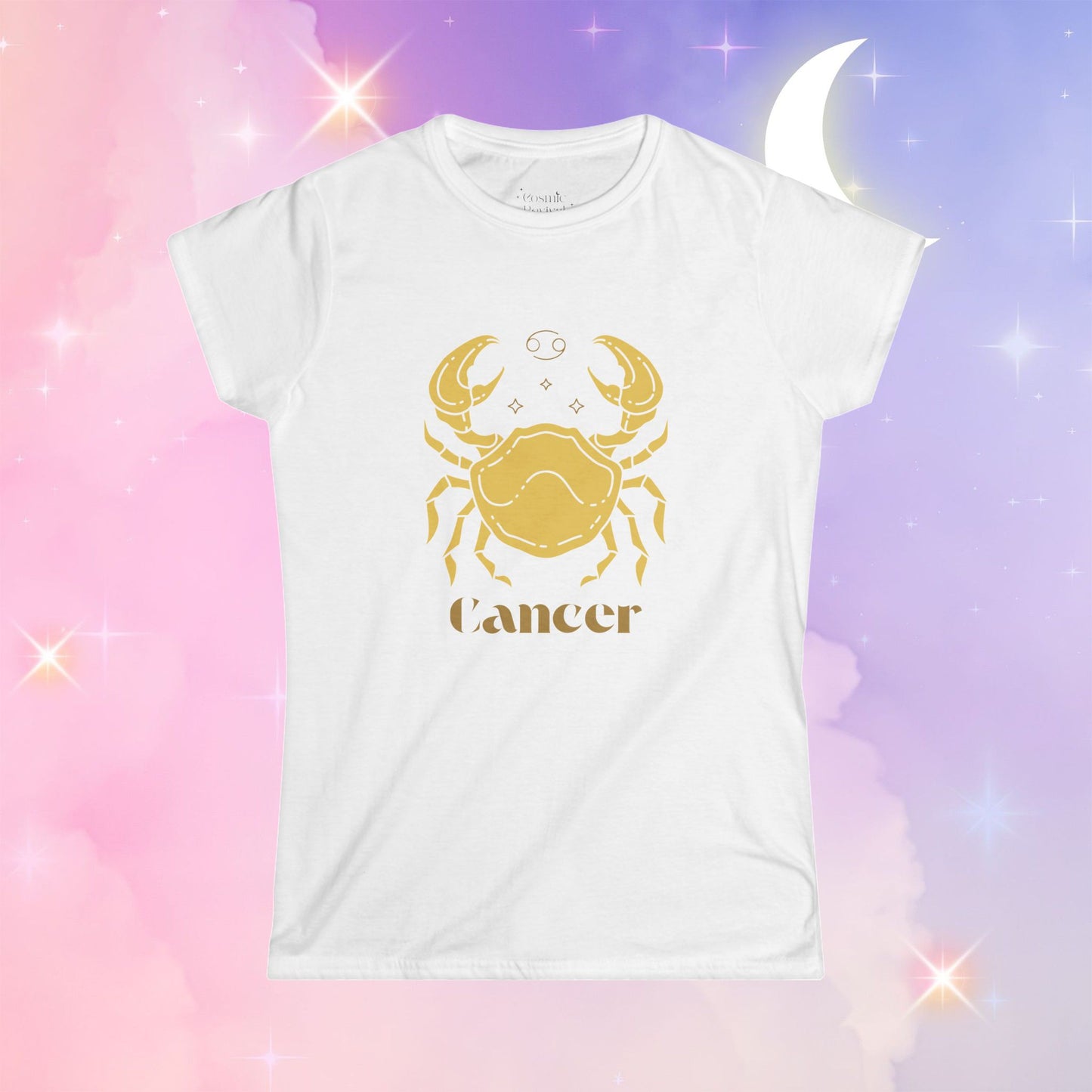 Cancer Zodiac Women's Tee | Astrological Fashion, Birthday Gift, Astrology Shirt, Horoscope Apparel, Gift for Her