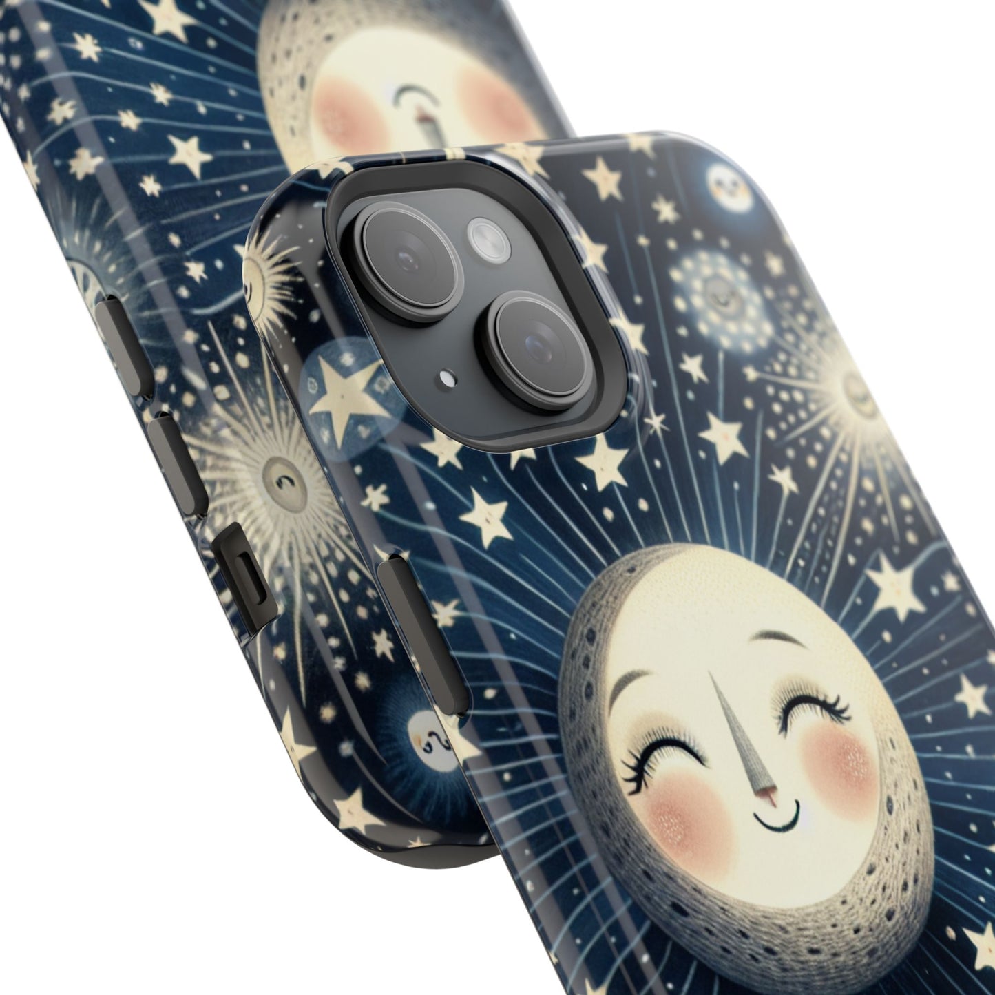 Celestial Impact-Resistant Cases, Protective Phone Cover, Moon & Stars Design, Gift for Astrology Lovers, Unique Phone Accessories, [...]