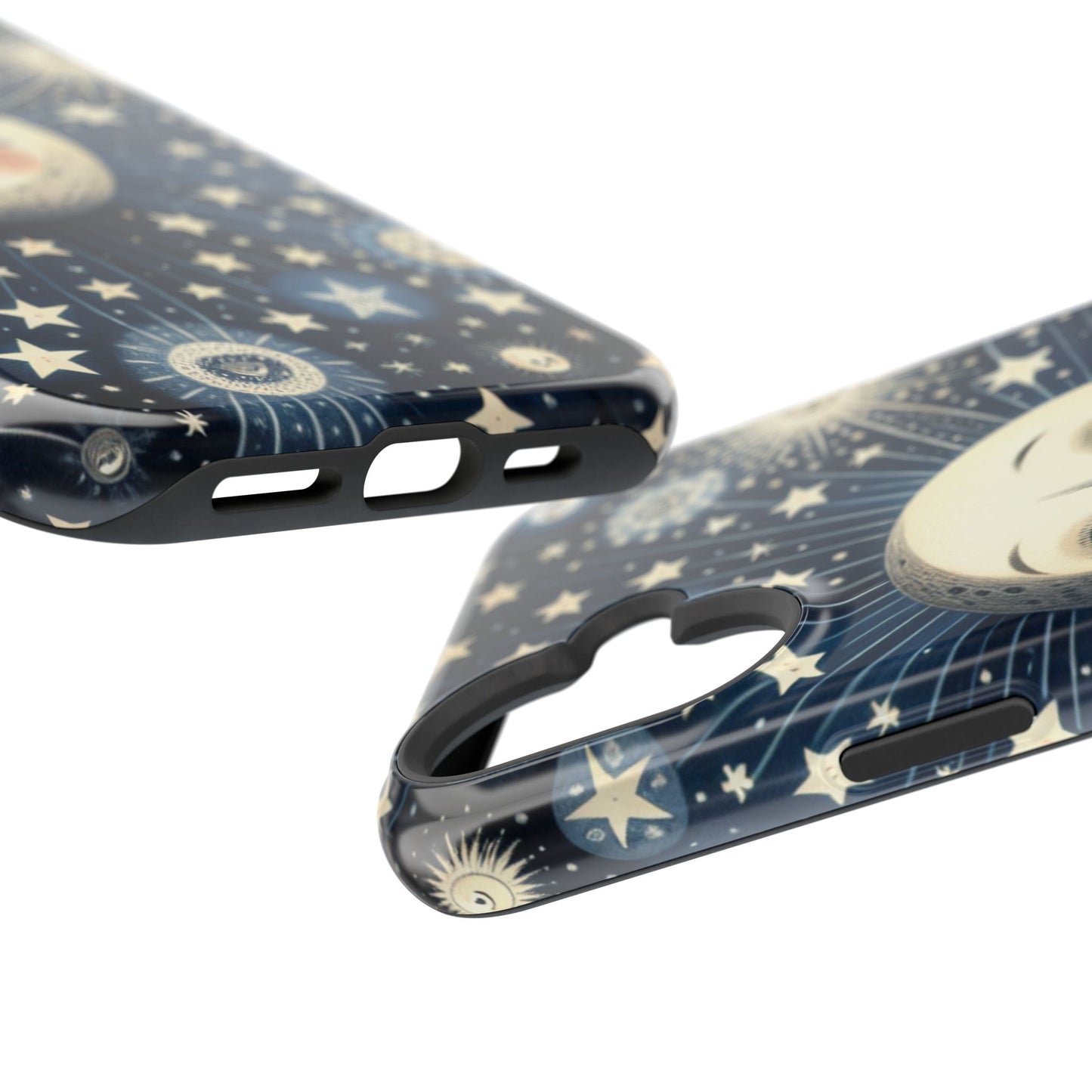 Celestial Impact-Resistant Cases, Protective Phone Cover, Moon & Stars Design, Gift for Astrology Lovers, Unique Phone Accessories, [...]