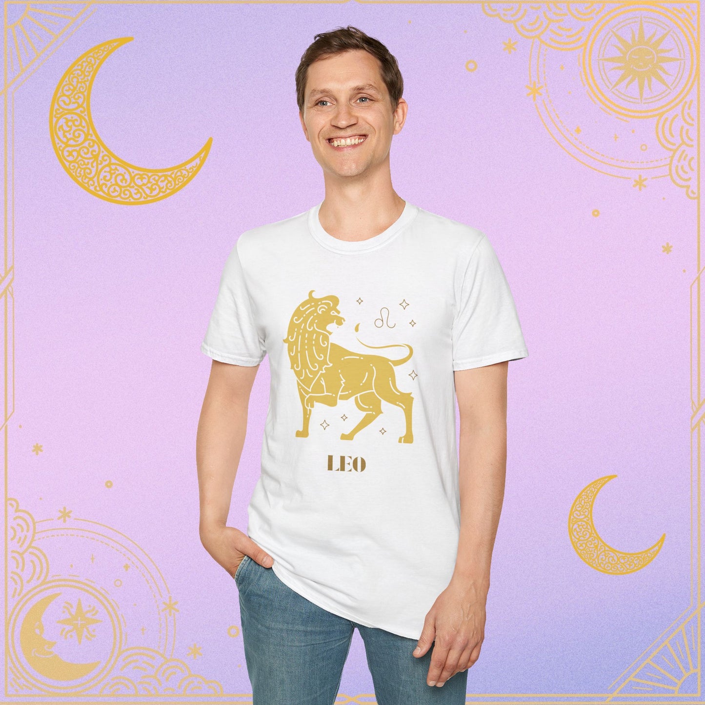 Leo Zodiac T-Shirt | Unisex Astrology Tee, Birthday Gift, July-August Celebrations, Astrology Lovers, Casual Wear, Horoscope T-shirt