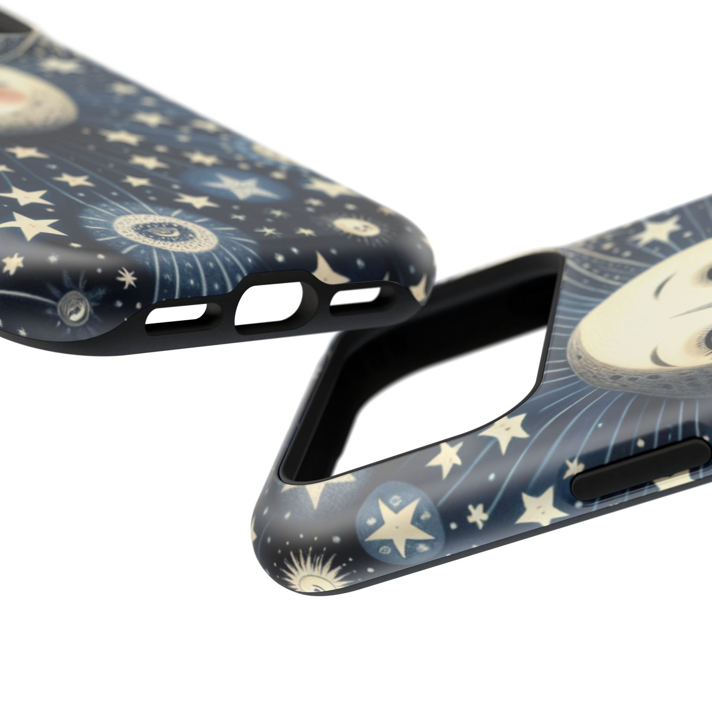 Celestial Impact-Resistant Cases, Protective Phone Cover, Moon & Stars Design, Gift for Astrology Lovers, Unique Phone Accessories, [...]