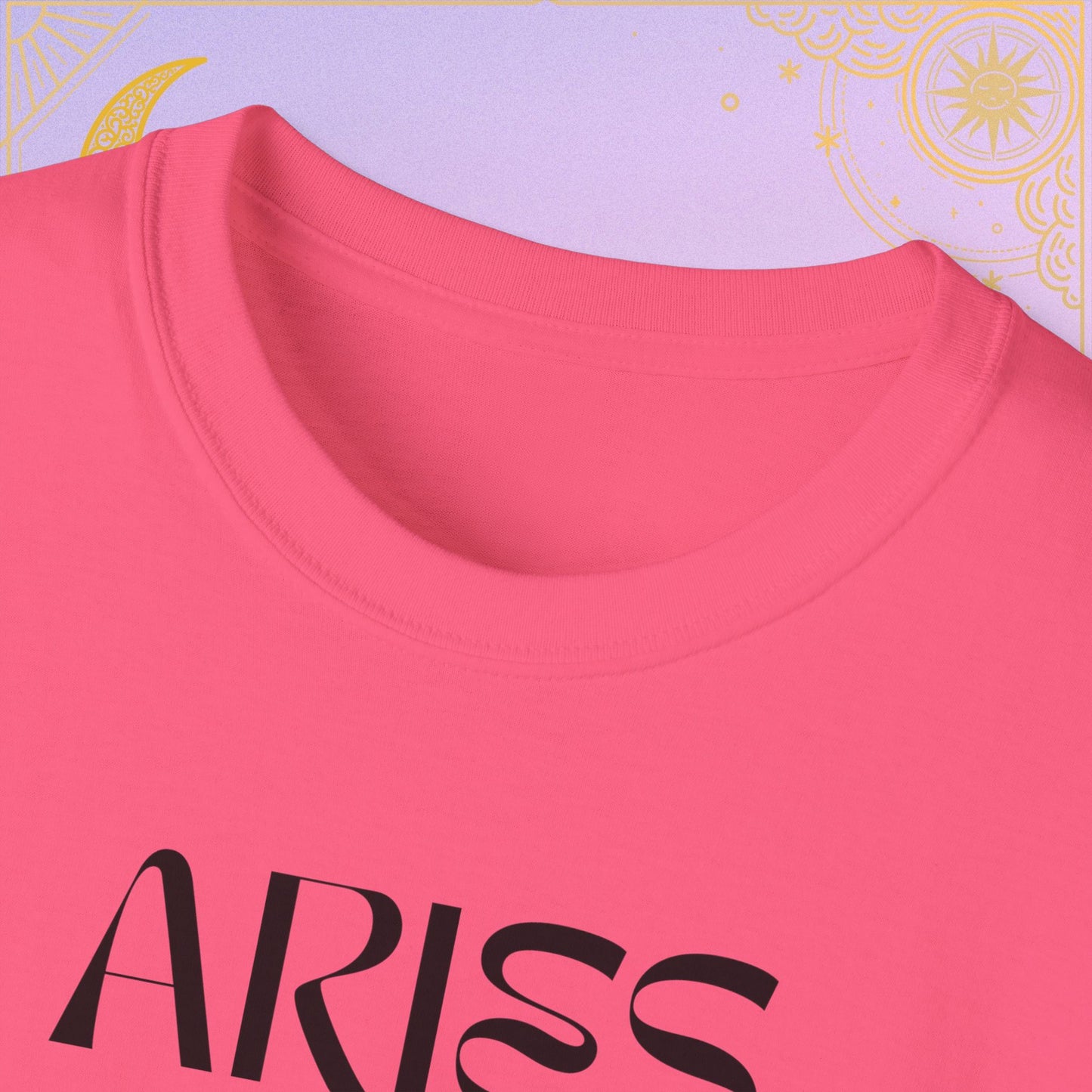 Astrology Aries Tee, Unisex Cotton Shirt, Zodiac Graphic T-Shirt, Birthday Gift, Horoscope Apparel, Astrology Fashion