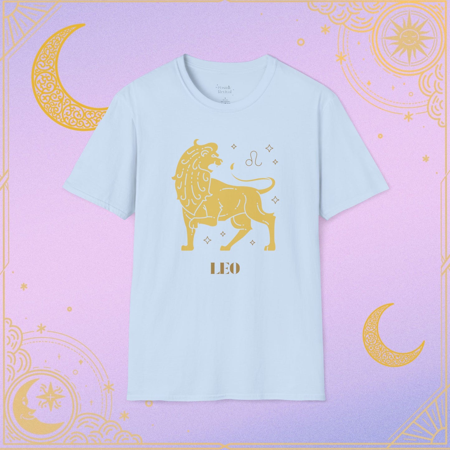 Leo Zodiac T-Shirt | Unisex Astrology Tee, Birthday Gift, July-August Celebrations, Astrology Lovers, Casual Wear, Horoscope T-shirt
