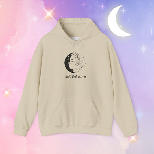 Moonlit Inspiration Unisex Heavy Blend Hoodie, Cozy Sweatshirt for Self-Care, Gift for Her, Custom Quote Apparel, Winter Fashion