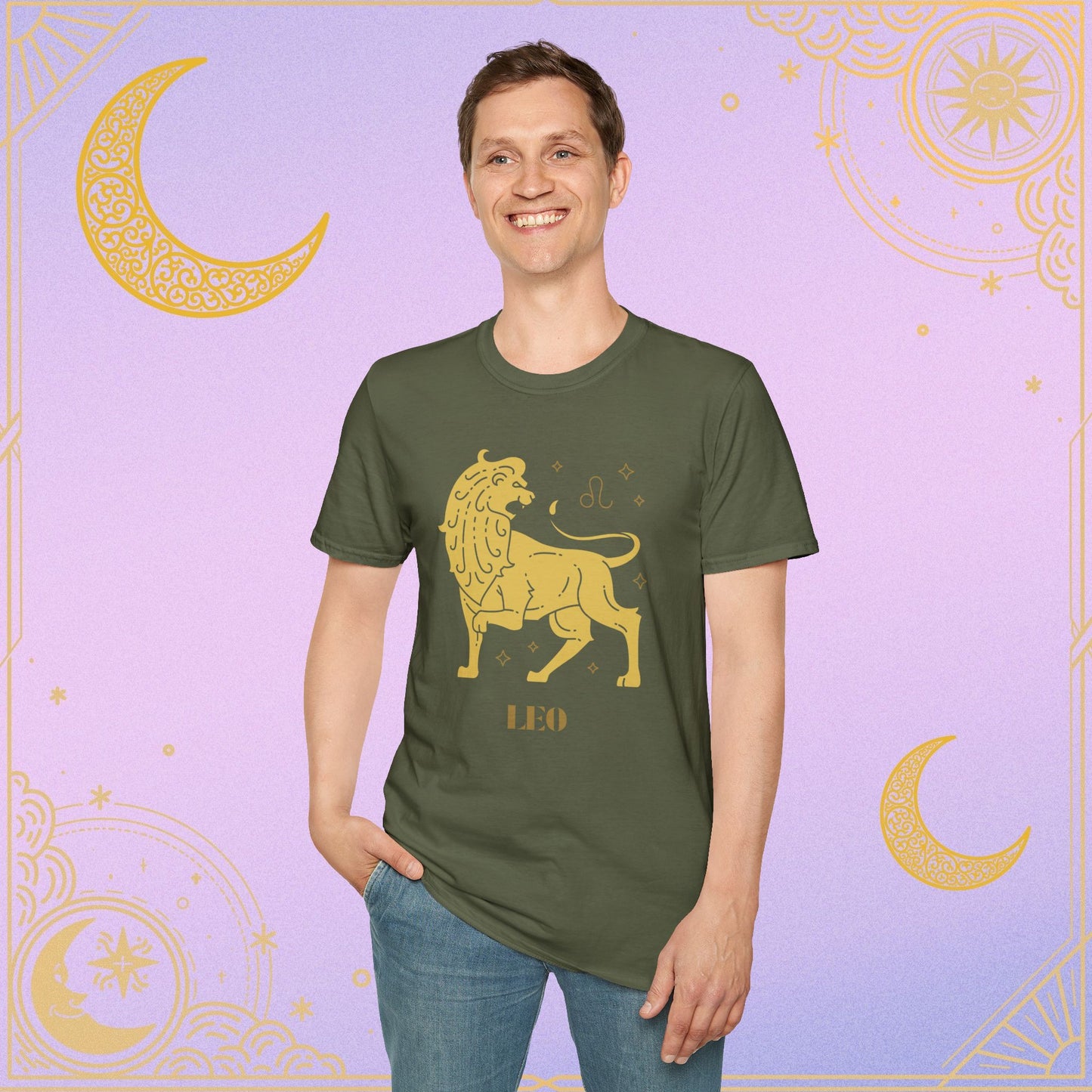Leo Zodiac T-Shirt | Unisex Astrology Tee, Birthday Gift, July-August Celebrations, Astrology Lovers, Casual Wear, Horoscope T-shirt