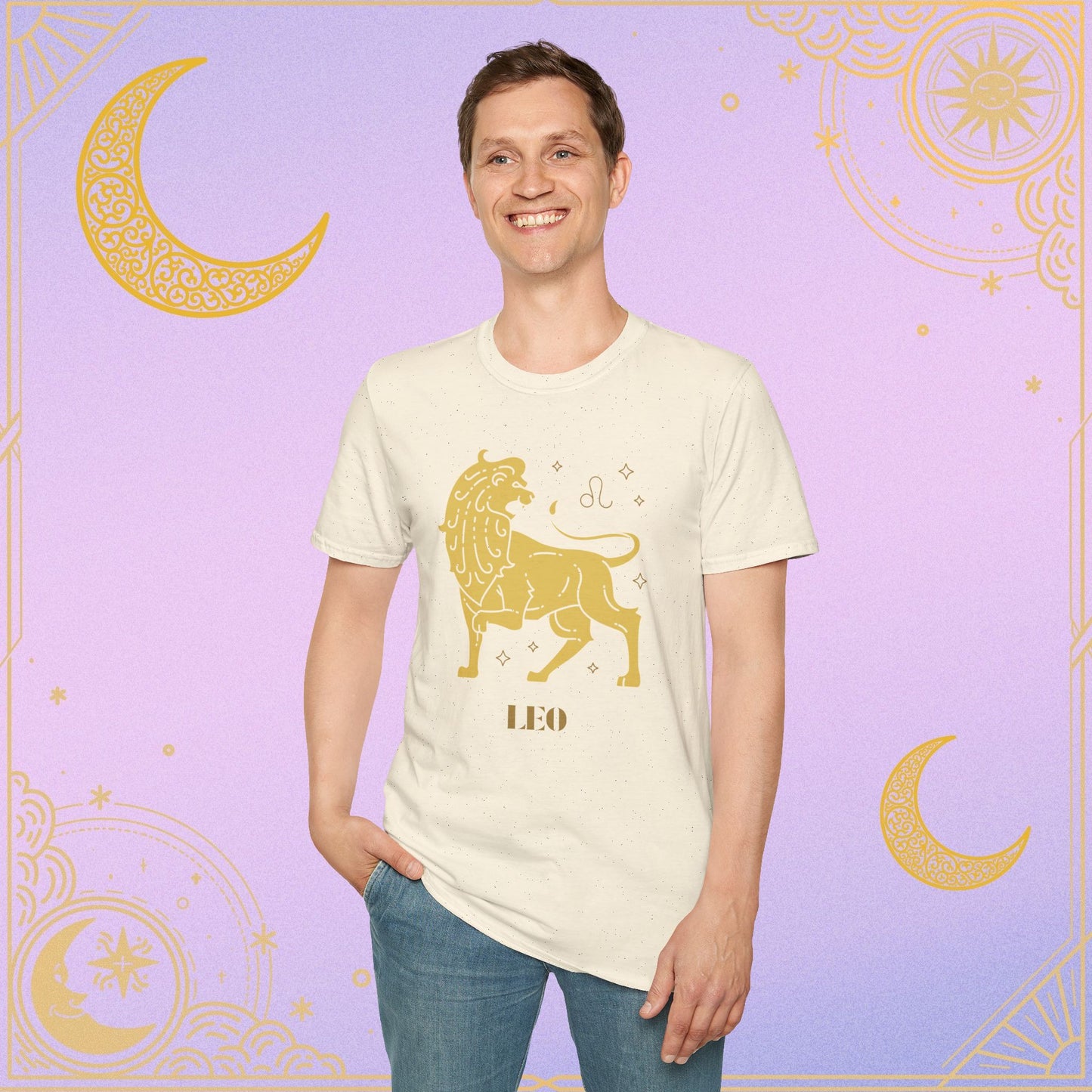 Leo Zodiac T-Shirt | Unisex Astrology Tee, Birthday Gift, July-August Celebrations, Astrology Lovers, Casual Wear, Horoscope T-shirt