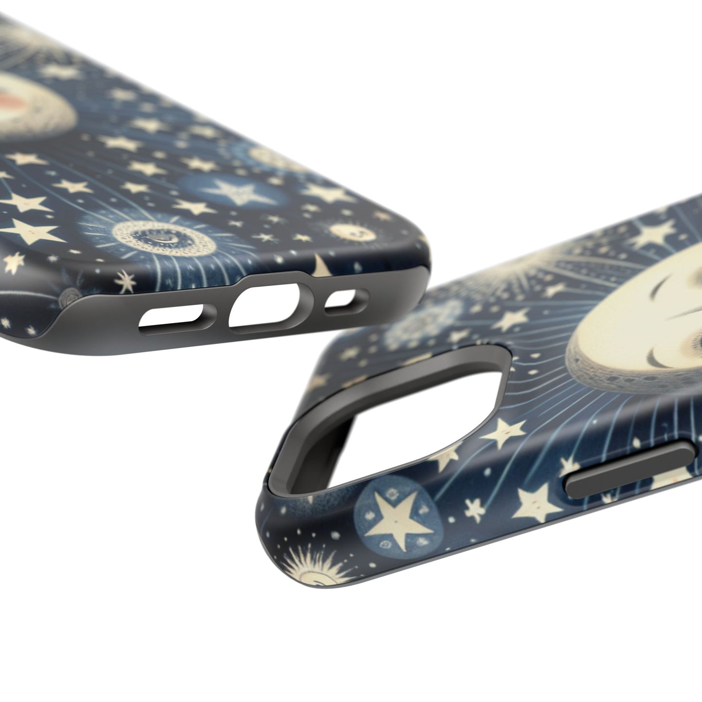 Celestial Impact-Resistant Cases, Protective Phone Cover, Moon & Stars Design, Gift for Astrology Lovers, Unique Phone Accessories, [...]