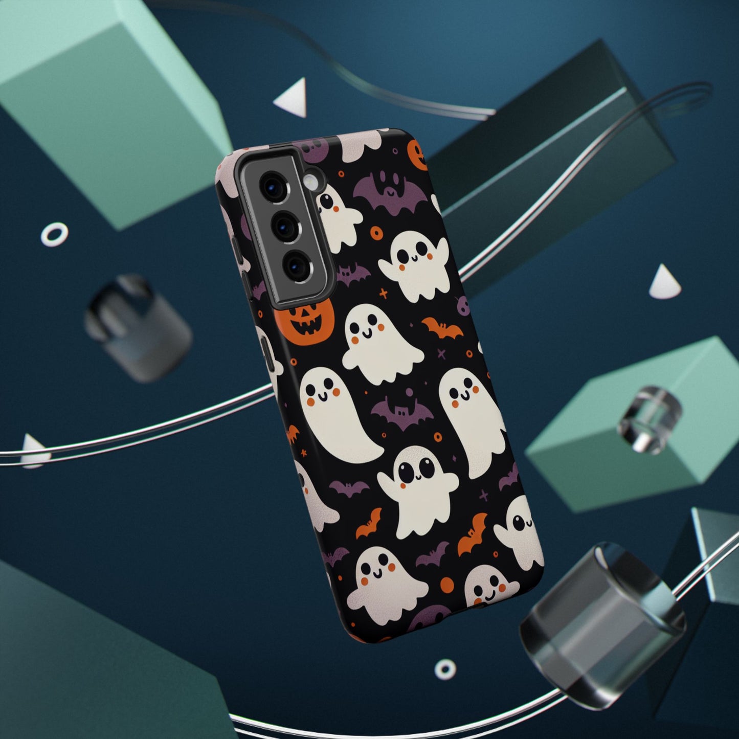 Halloween Ghost Phone Case, Cute Ghost Cases for iPhone, October Birthday Gift, Spooky Decor, Fun & Funky Cell Phone Cover