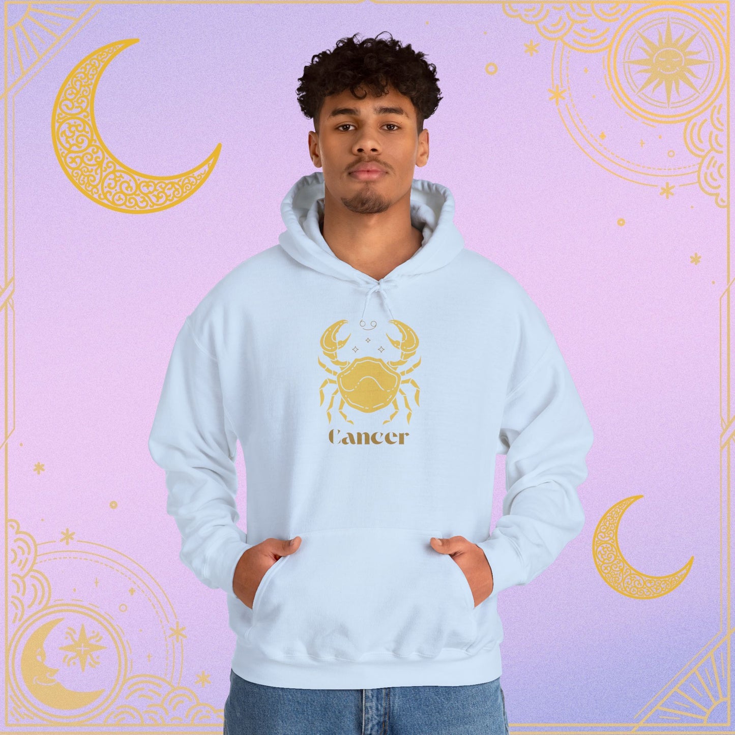 Cancer Zodiac Hoodie, Astrology Sweatshirt, Unisex Comfort Wear, Birthday Gift, Horoscope Apparel