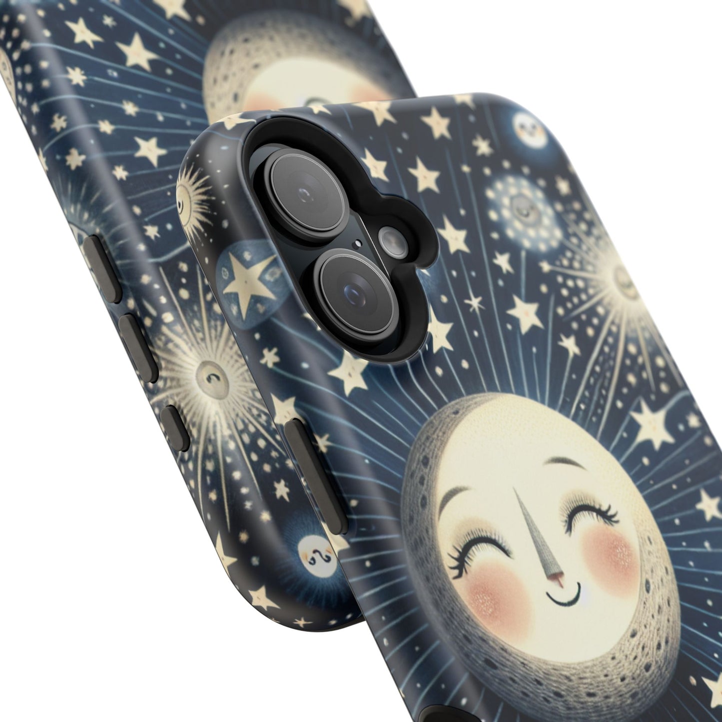 Celestial Impact-Resistant Cases, Protective Phone Cover, Moon & Stars Design, Gift for Astrology Lovers, Unique Phone Accessories, [...]