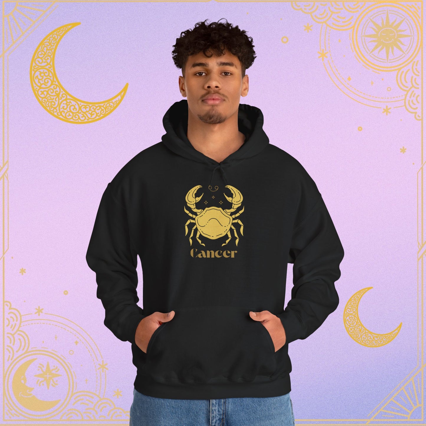 Cancer Zodiac Hoodie, Astrology Sweatshirt, Unisex Comfort Wear, Birthday Gift, Horoscope Apparel