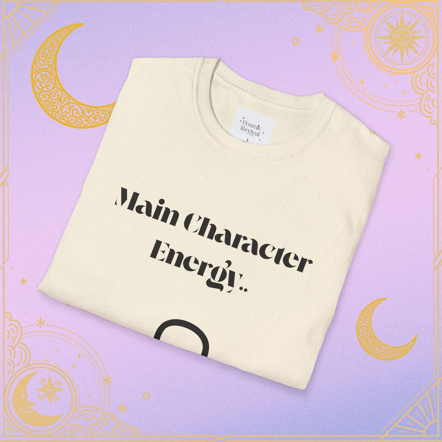 Main Character Energy Unisex T-Shirt, Astrology Tee, Gift for Leo, Casual Wear, Zodiac Shirt, Birthday Gift, Trendy Top