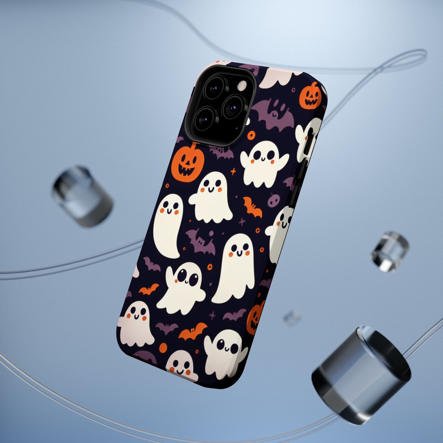 Halloween Ghost Phone Case, Cute Ghost Cases for iPhone, October Birthday Gift, Spooky Decor, Fun & Funky Cell Phone Cover