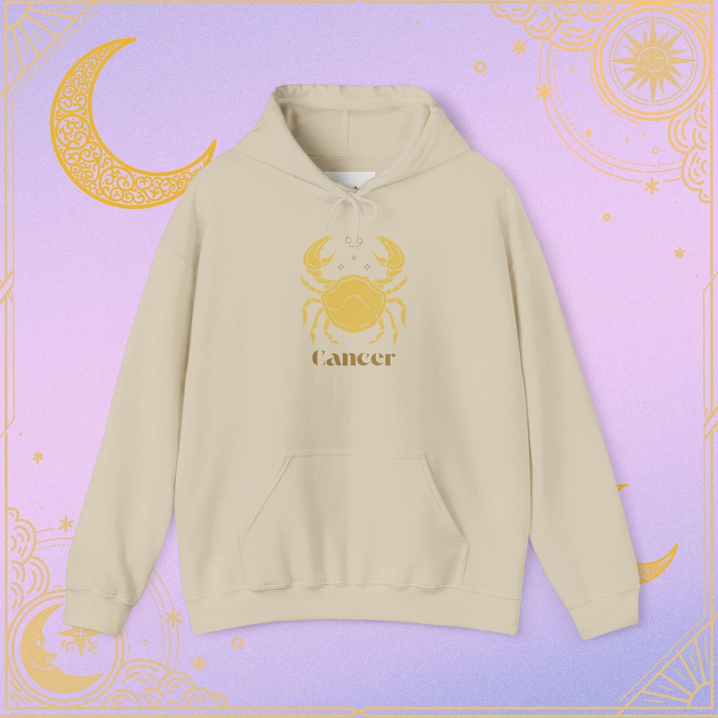 Cancer Zodiac Hoodie, Astrology Sweatshirt, Unisex Comfort Wear, Birthday Gift, Horoscope Apparel