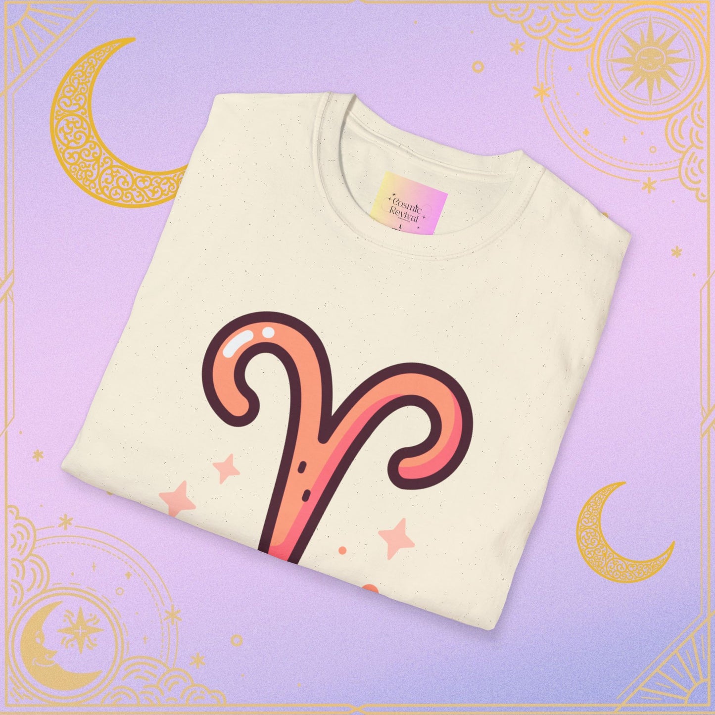 Aries Zodiac T-Shirt for Astrology Lovers, Horoscope Tee, Unisex Softstyle Shirt, Birthday Gift, Celestial Fashion