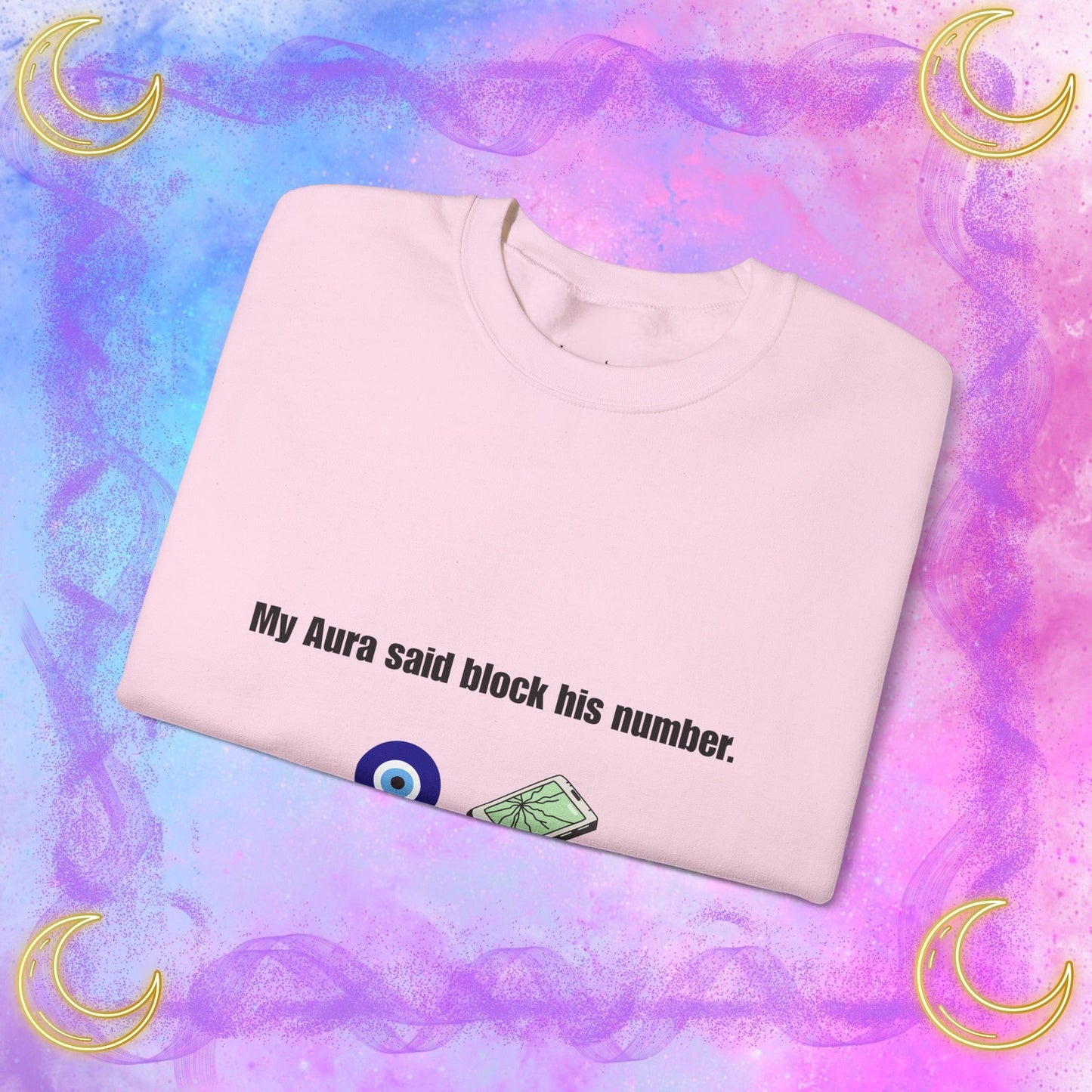 My Aura Says Block Number Sweatshirt, Unisex Crewneck for Casual Wear, Perfect Gift for Friends, Cozy Fall Sweater, Spiritual [...]