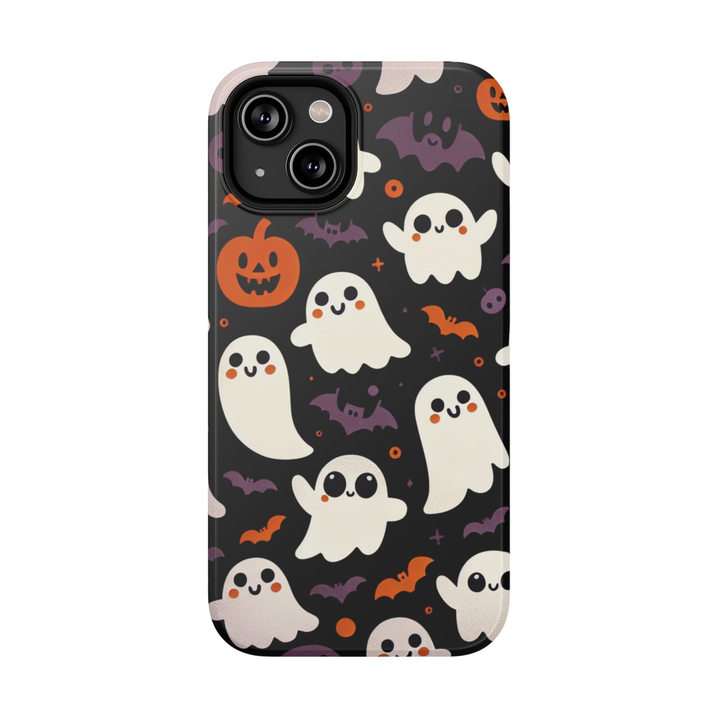 Halloween Ghost Phone Case, Cute Ghost Cases for iPhone, October Birthday Gift, Spooky Decor, Fun & Funky Cell Phone Cover